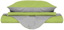Copripiumino con Sacco e Federe Doubleface Verde Acido\/Grigio Chiaro Varie Misure