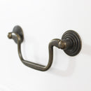 Scrittoio Cuore 87x38x103 h cm in Legno di paulownia Bianco