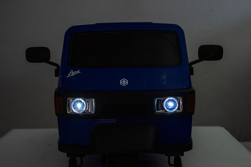 Macchina Elettrica per Bambini Licenza Piaggio Apecar 12V Blu