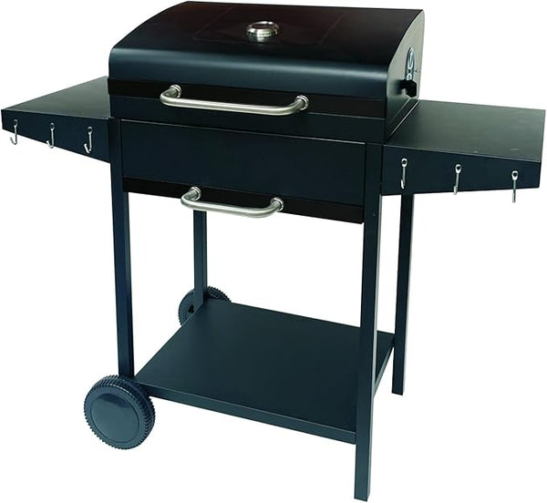 Barbecue a Carbonella 119x61x102 cm America Griglia in Acciaio Inox 430 Nero prezzo