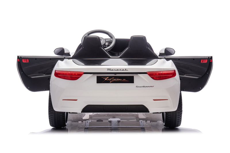Macchina Elettrica per Bambini Licenza Maserati Folgore 12V Bianco  