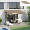 Telo di Ricambio per Tenda a Bracci in Poliestere Anti UV da 4x2,5m Beige