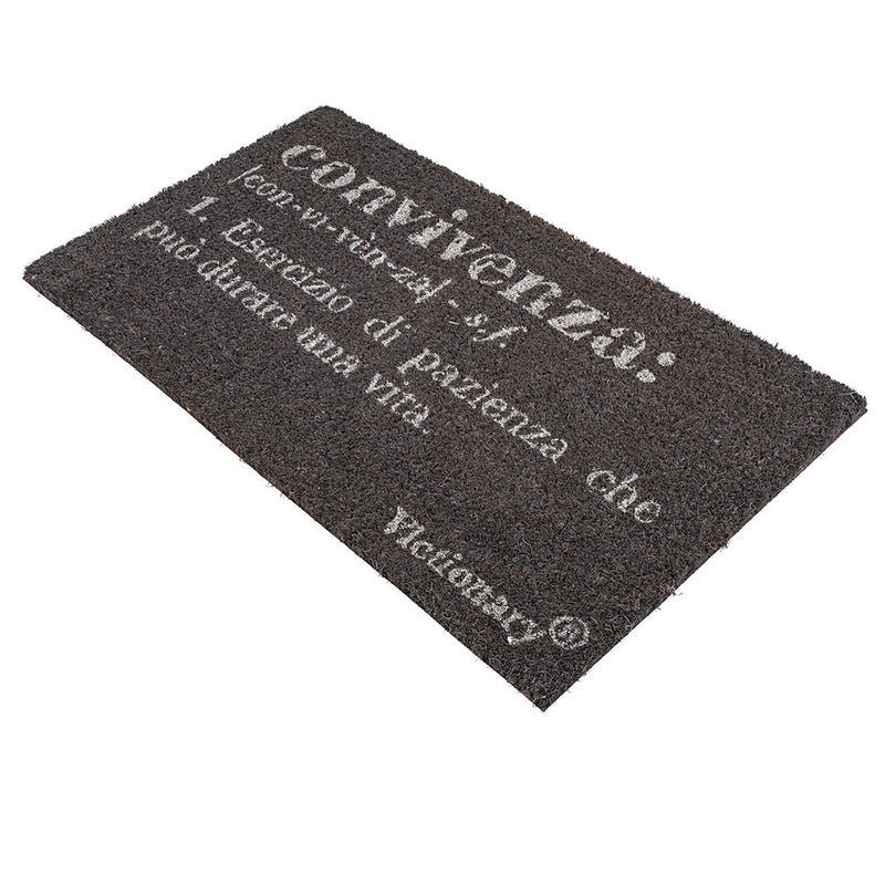 Zerbino "convivenza" 70x1,5x40 cm in Cocco e PVC VdE Tivoli 1996 