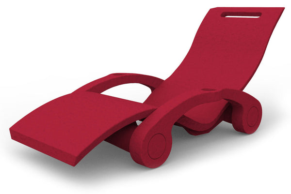 Lettino Chaise Longue Galleggiante da Esterno Giardino Arkema Serendipity Cherry