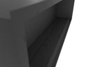 Camino a Bioetanolo da Incasso 154,4x59,4x30 cm Inside 1500 Slim Nero con Vetro
