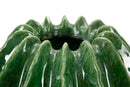 Vaso Cactus Ball Ø23,5x24,5 cm in Ceramica Verde      