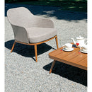 Set da Giardino in Alluminio Vorghini Albissola Legno e Tortora