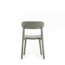 Set 4 Sedie 48x52xH77,5 cm in Polipropilene Cindy Grigio chiaro