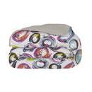 Trapunta Invernale Stampata in Microfibra 300gr Double Face Cerchi Astratti Varie Misure