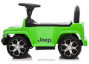 Macchina Cavalcabile per Bambini con Licenza Jeep Rubicon Verde