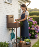 Lavandino a Parete da Giardino con Doppio Rubinetto Belfer 42/PRL Ruggine