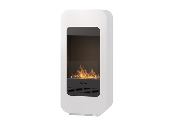Bioethanol Bodenkamin 122,5x55 cm mit White Empire 2 Glas prezzo