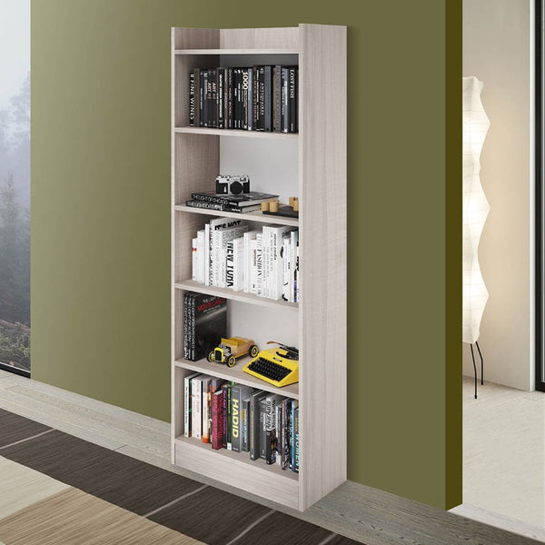 sconto Libreria Alessia 64x29x180H cm olmo