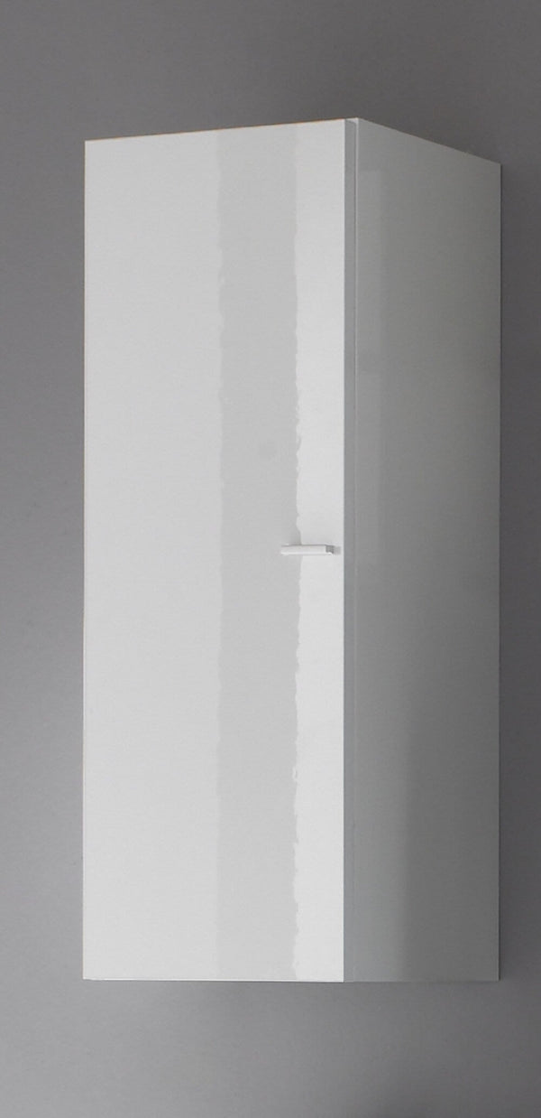 sconto Schwebender Säulenschrank 1 Tür in Melamin 33,5x36x94cm TFT Primo Bianco