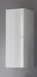 Mobile Sospeso a Colonna 1 Anta in Melamina 33,5x36x94cm TFT Primo Bianco