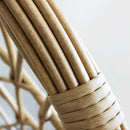 Dondolo Capraia 195x93x122 cm in Acciaio Marrone