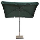 Ombrellone da Giardino 210x130 cm Palo Ø27 mm in Acciaio Maffei Novara Verde