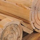 Portavasi con Vasi x 2 Legno 37 cm Larghezza Legno 37 cm Scv