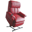 Poltrona Relax Elettrica Greta con Alzapersona Lift 1 Motore Massaggiante in Similpelle Bordeaux