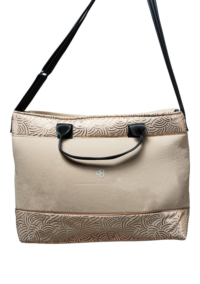 Passeggino Pieghevole Chiusura Automatica Ultra Compatto per Bambini Barotti XL Pro Beige