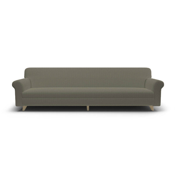 Stretch-Sofabezug aus modischem taupefarbenem Polyester und Baumwolle prezzo