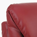 Poltrona Relax Reclinabile Manuale in Similpelle Marta Burgundy