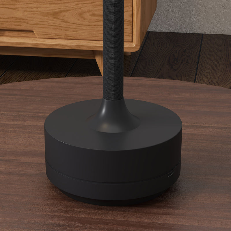 Lampada da Tavolo a LED Senza Filo Touch Ø13x28,5 cm Batteria Ricaricabile Nero