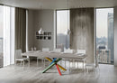 Tavolo Allungabile 200/460x90 cm Volantis Premium Cashmere Gambe Multicolore 4/B      