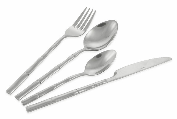 online Service-Set Besteck 24-teilig aus Stahl Villa d'Este Home Tivoli Urban Bamboo