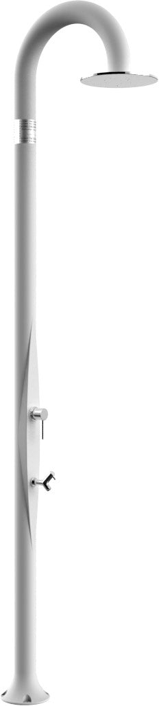 online Doccia da Esterno Giardino Miscelatore e Lavapiedi Arkema Funny Yin Bianco