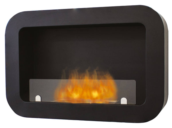 Bioethanol Wandkamin 47x70 cm Karlsen Padova Schwarz prezzo