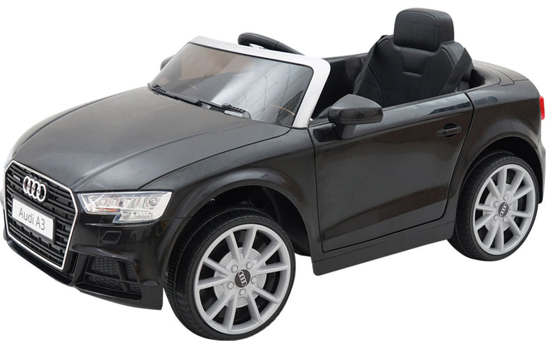 Macchina Elettrica per Bambini 12V con Licenza Audi A3 Nera