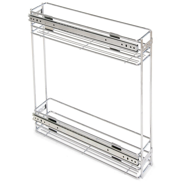 acquista Emuca ausziehbarer Flaschenhalter aus verchromtem Stahl für Küchenschränke 11,5 cm