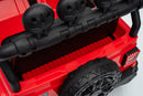 Macchina Elettrica per Bambini 101x59x65 cm Licenza Jeep Rubicon Small Rosso