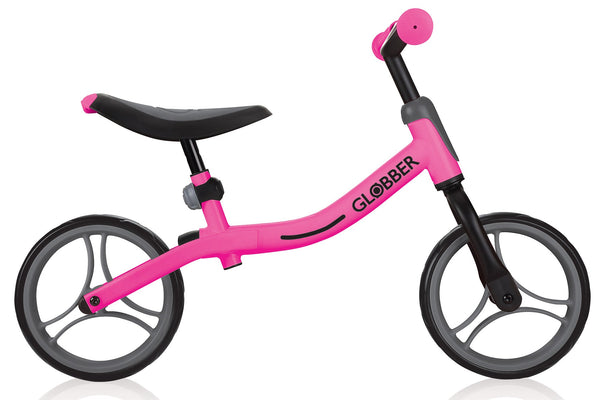 sconto Pädagogisches Fahrrad für Kinder 10" ohne Pedale Globber Go Bike Pink