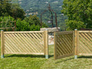 Cancello Recinzione da Giardino 100xH90 cm Selenia in Legno