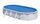 Piscina Ovale Fuori Terra 730x375xh120 cm in Acciaio e PVC Gre Fidji