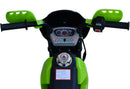 Moto Motocicletta Elettrica per Bambini 6V Kidfun Motocross Enduro Verde
