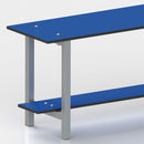 Gambe Laterali per Panca per Spogliatoi Alluminio Anodizzato Opaco 2 Pezzi Emuca