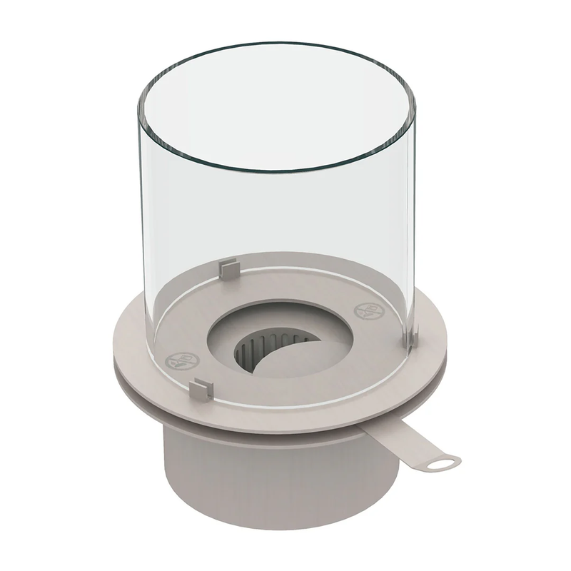 Camino a Bioetanolo Braciere da Pavimento Ø36xh56 cm per Interno ed Esterno Modigliani Corda Beige