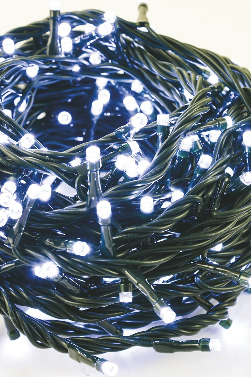Luci di Natale 300 LED 12m Bianco da Interno Soriani