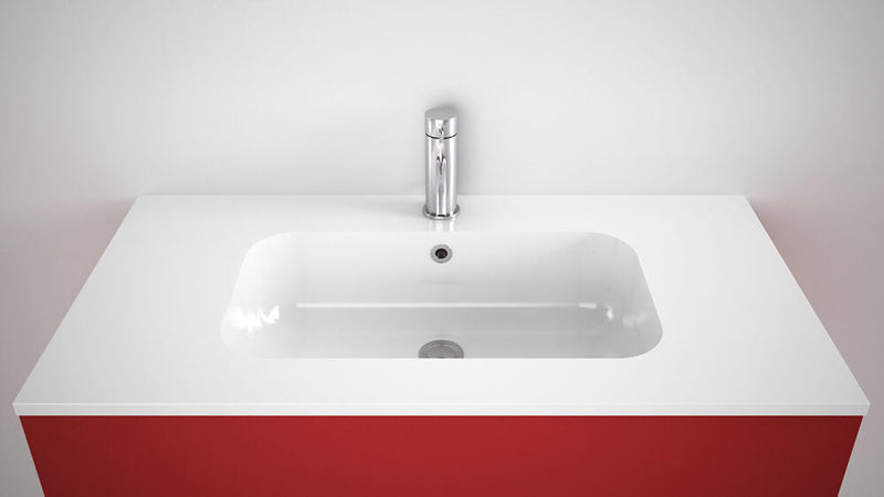 Mobile da Bagno sospeso Samoa 10 Laccato Grigio TFT