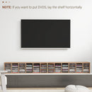 Set 2 Pezzi Mobile Libreria Porta CD 21x22.5x88,5 cm Colore Legno   