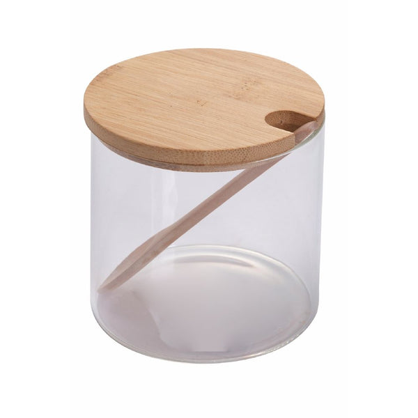 online Zuccheriera con Cucchiaino Ø10x9 cm 500 ml in Vetro Borosilicato VdE Tivoli 1996 Glass