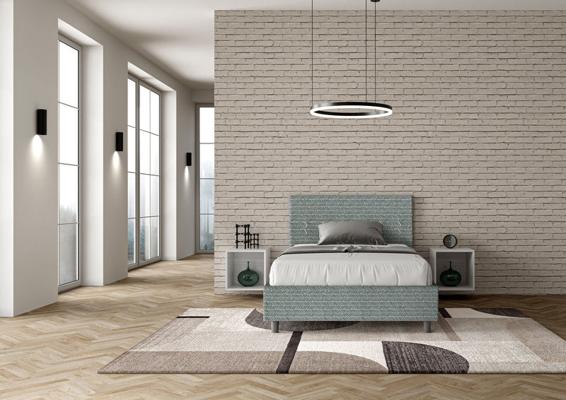 Letto 1 Piazza e Mezzo Adele Aragona 7 Azzurro Varie Misure