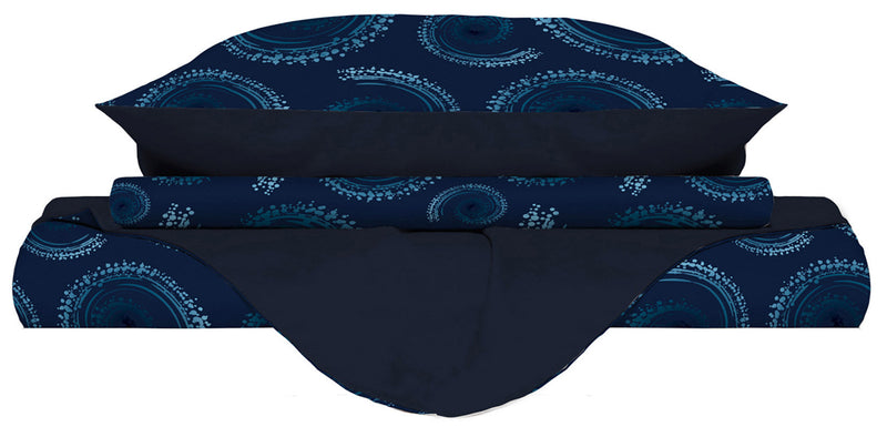 Copripiumino Double Face con Federe Stampato Vortex