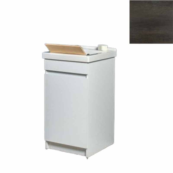 sconto Mobile Lavatoio in Ceramica 1 Anta con Strofinatoio in Legno Massello 45x50x86A cm Olmo Scuro