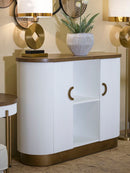 Mobile Tolosa 121x41x90 cm in MDF e Frassino e Ferro      