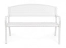 Panca 2 Posti 123x55x84h cm Lizette Bianco 