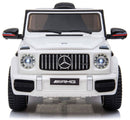 Macchina Elettrica per Bambini 12V con Licenza Mercedes G63 AMG Big Fuoristrada Bianca
